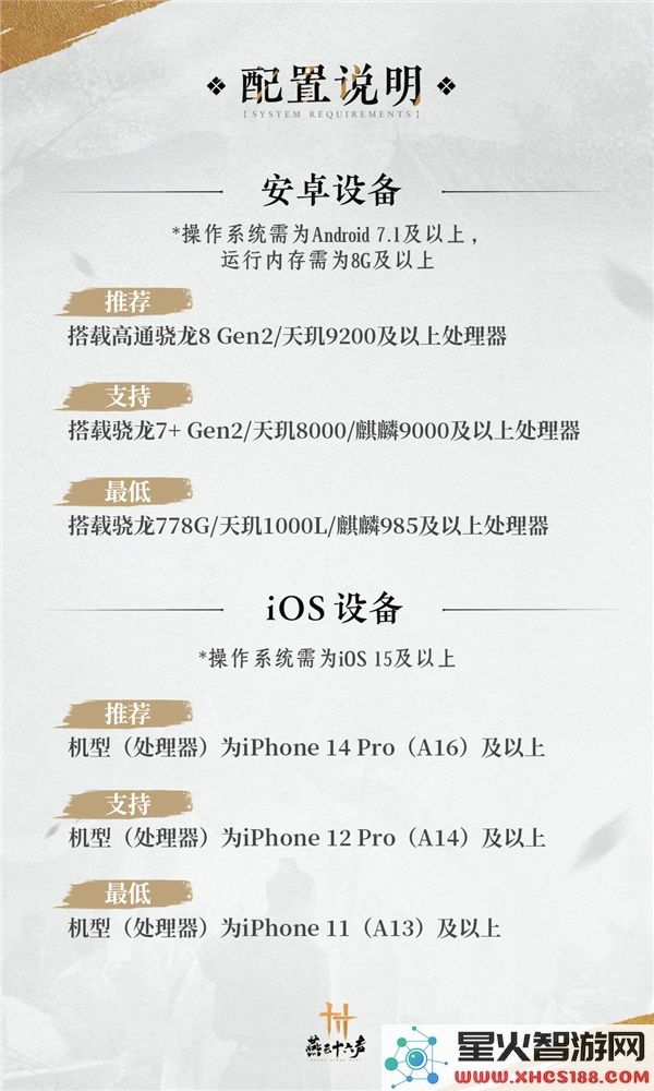 燕云十六声手游的硬件要求究竟有多高？配置需求全面解析