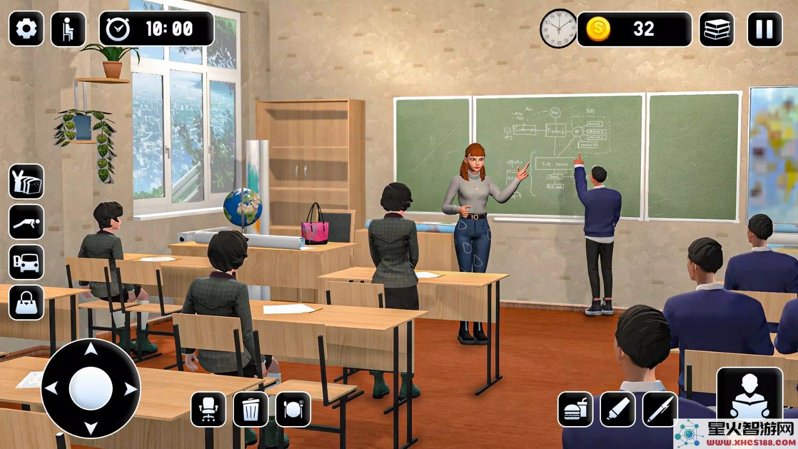 城市高中教师手机应用程序免费下载_城市高中教师(CityHighSchool:TeacherGames)最新版v2.2正式版