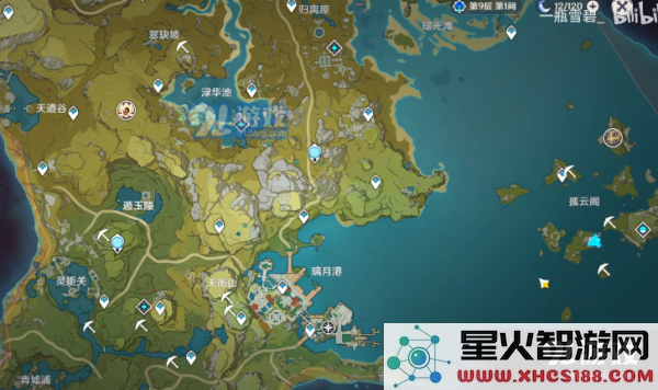 原神各个矿点分布及详细采矿路线指南,助你高效采集资源