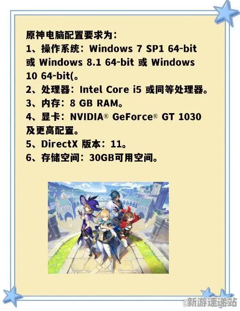 2025发售日确认»原神丨配置需求公布，深度技术解析