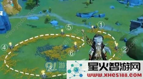 原神归离原六个石柱解谜攻略及六个石柱具体解密顺序详解