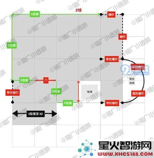 明日之后电梯房子设计蓝图 明日之后电梯房别墅图纸