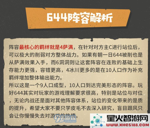 多多自走棋644阵容玩法解析与对应克制策略详细讲解