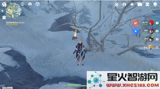 原神雪山大勘测任务雪堆打不开