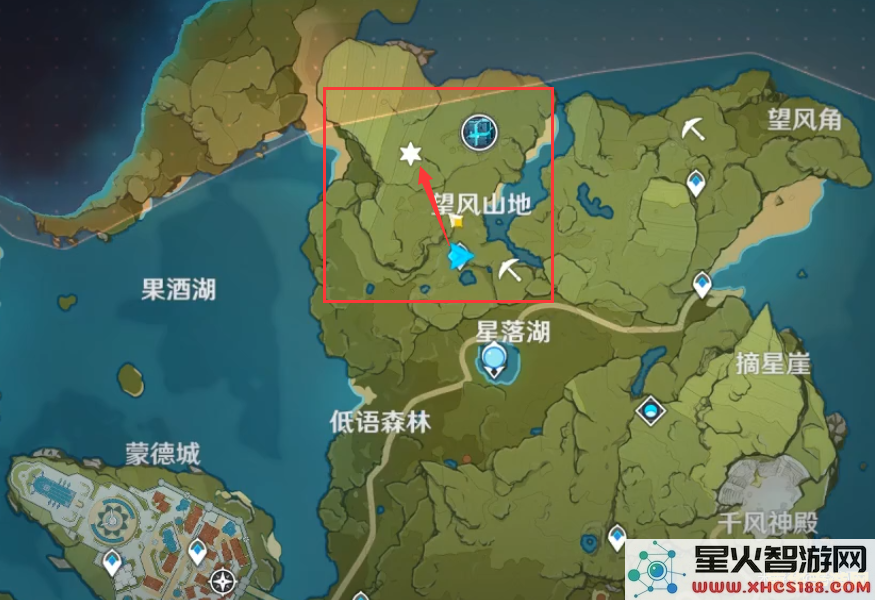 原神蒙德地区详细地图及位置介绍,探索蒙德的每一个角落