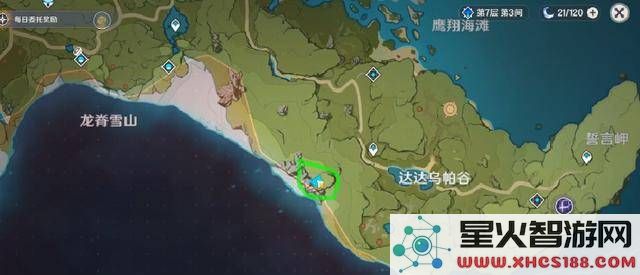 原神蒙德地图位置