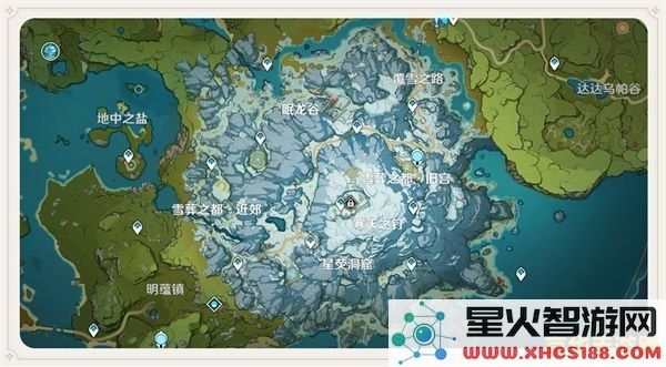 原神雪山冷鲜肉分布图