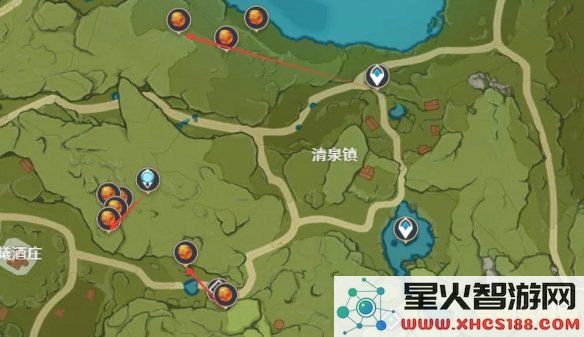 原神烈焰花花蕊的详细分布及采集位置一览图