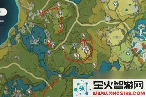 在原神游戏中,玩家们应该如何在绿华池区域找到石珀的采集地点