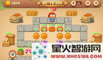 保卫萝卜3集市第31关金萝卜过关攻略