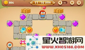 保卫萝卜3集市第31关金萝卜过关攻略