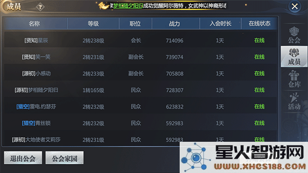 神火大陆公会系统攻略