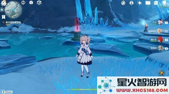 原神雪山七天神像冰块不见了