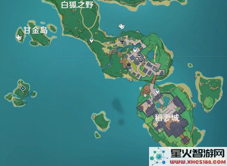 原神怎么开稻妻地图