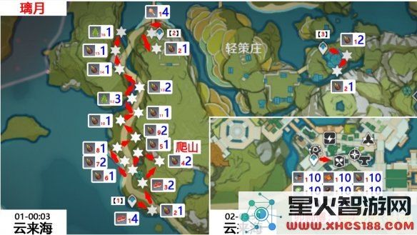 原神冷鲜肉采集路线图一览