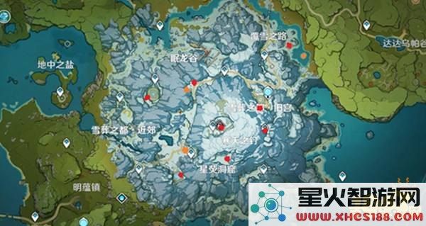 原神雪山石碑点亮几个在哪看