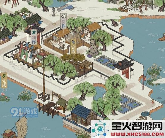 江南百景图美仁狸雕像怎么布局 美仁狸美观高效雕像布局推荐