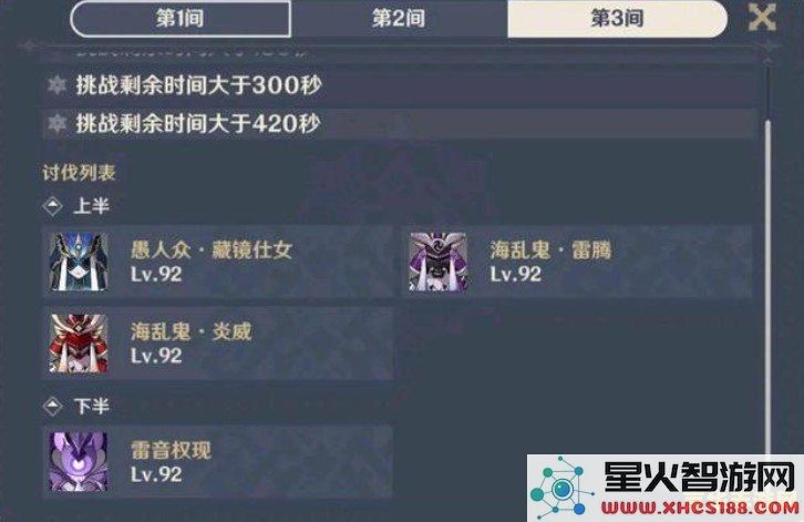 原神雷音权用什么阵容打