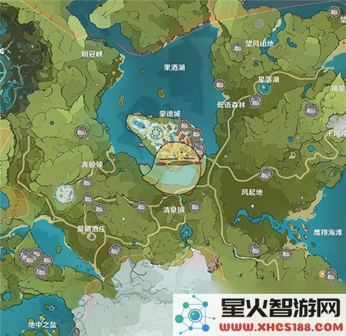 原神蒙德特产位置