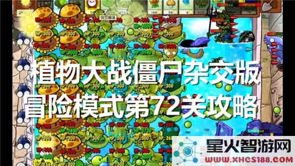 植物大战僵尸杂交版第72关攻略：冒险模式通关技巧解析