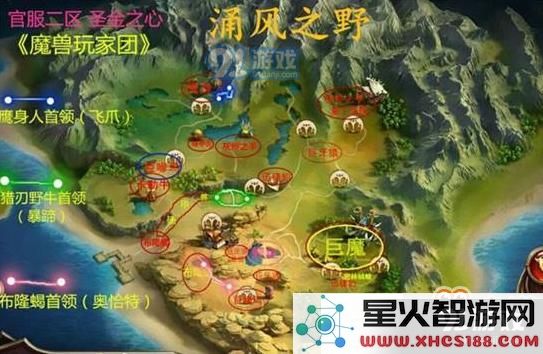 光明大陆野外精英怪分布地点介绍