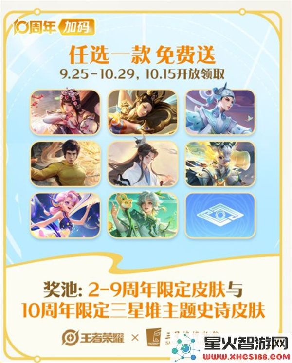 王者荣耀十周年庆第一弹福利汇总