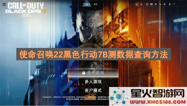 使命召唤22黑色行动7B测数据查询方法