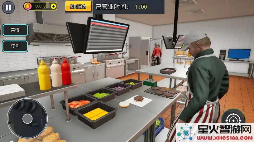 汉堡店打工模拟最新安卓版下载v1.0_汉堡店模拟经营游戏下载