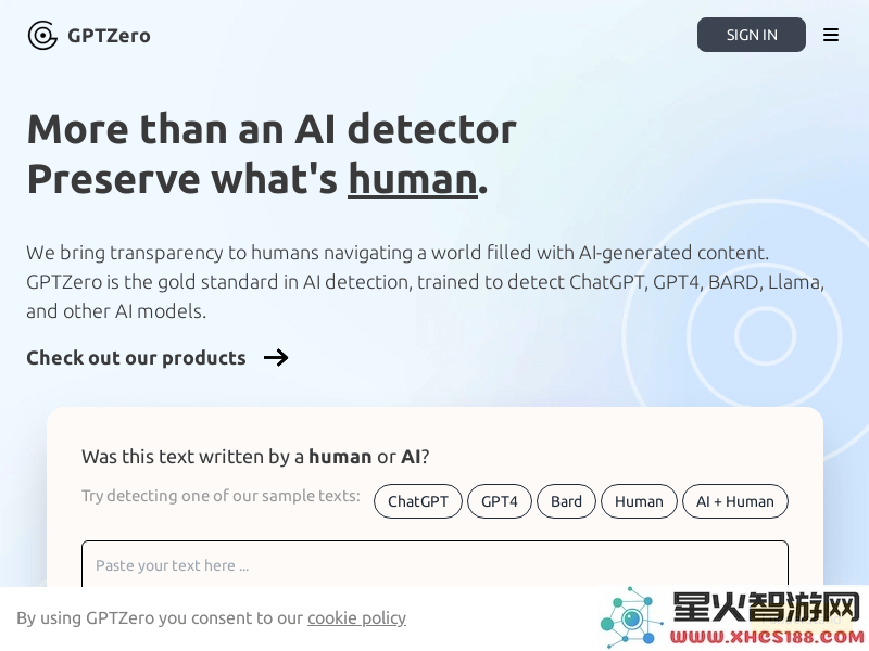 GPTZero AI Detector