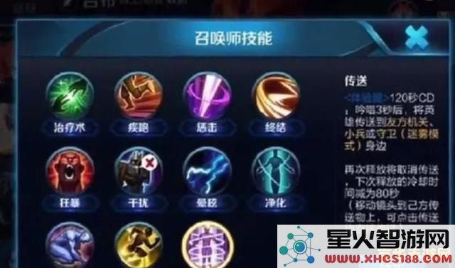 召唤师技能表 召唤师技能表