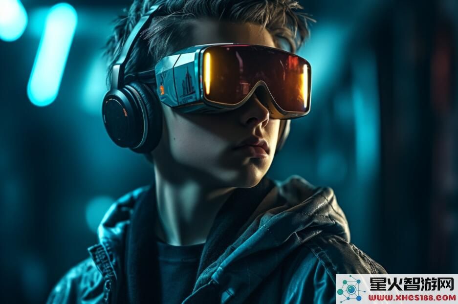 VR眼镜 元宇宙 虚拟现实 赛博朋克
