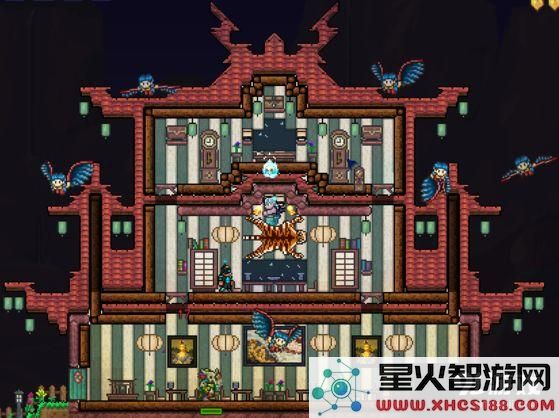 泰拉瑞亚房子设计图  第十六套房子设计图