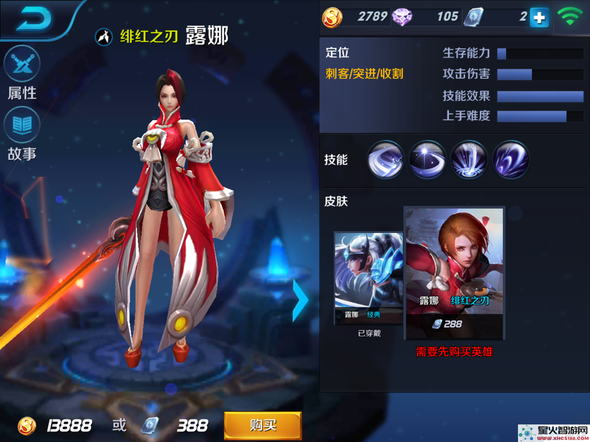 王者联盟全新英雄 月光之女露娜登场