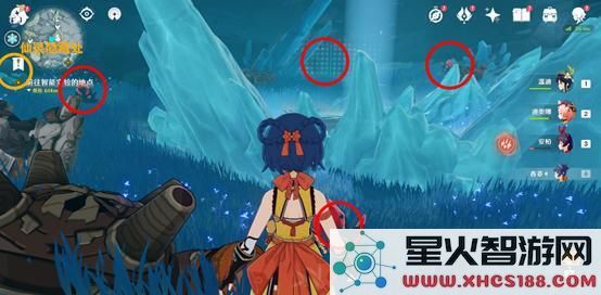 原神小姜家门口两个仙灵在哪