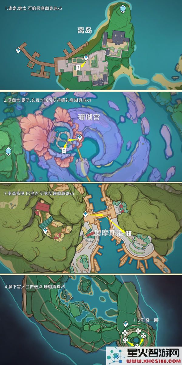 原神中五郎的珊瑚真珠如何找