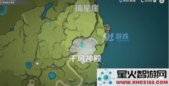 原神千风神殿在哪接