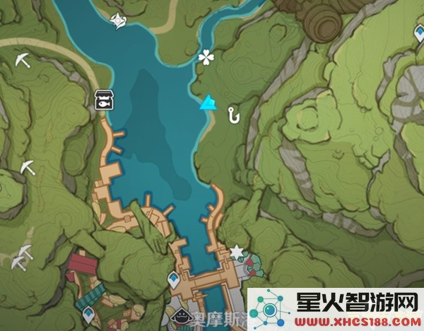 原神雪山钓鱼点位置