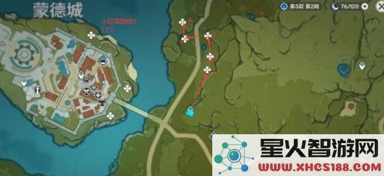 原神小灯草采集路线