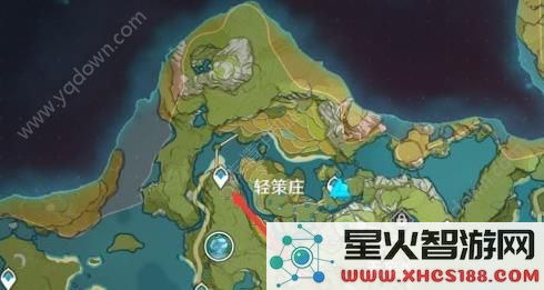原神岩尊像寻找碎片瀑布怎么进