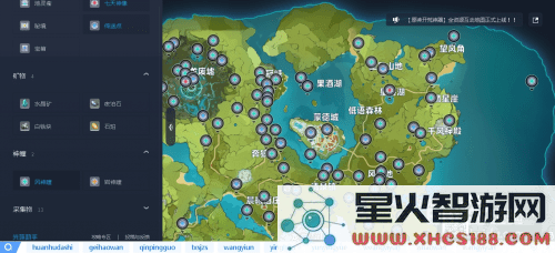 原神风神瞳具体位置图