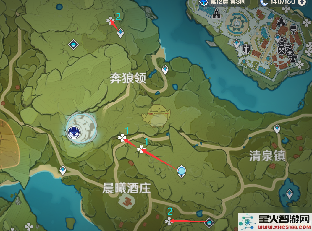 原神幽灯蕈位置在哪个岛上