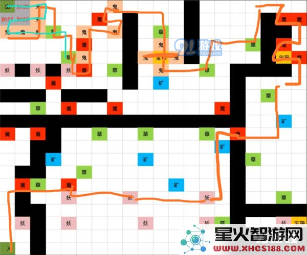 想不想修真灵石速刷路线图分享 刷灵石线路图一览
