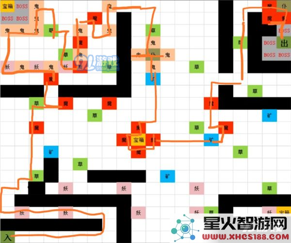 想不想修真灵石速刷路线图分享 刷灵石线路图一览