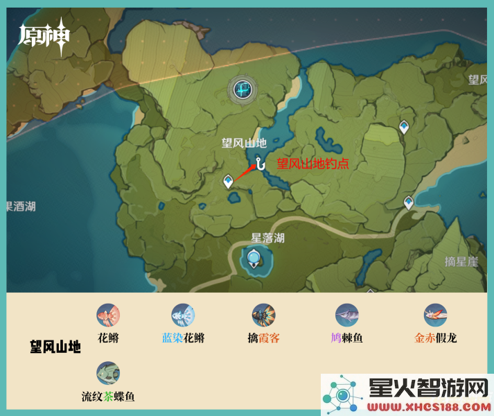 原神稻妻钓鱼点位置分布图