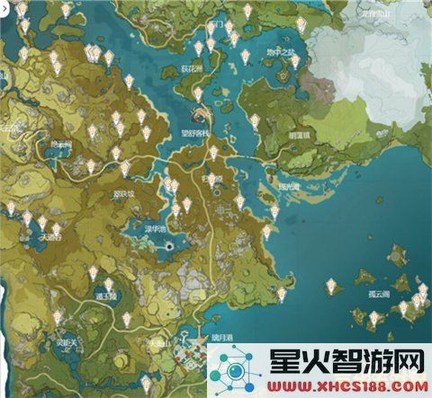 原神璃月海螺位置分布图