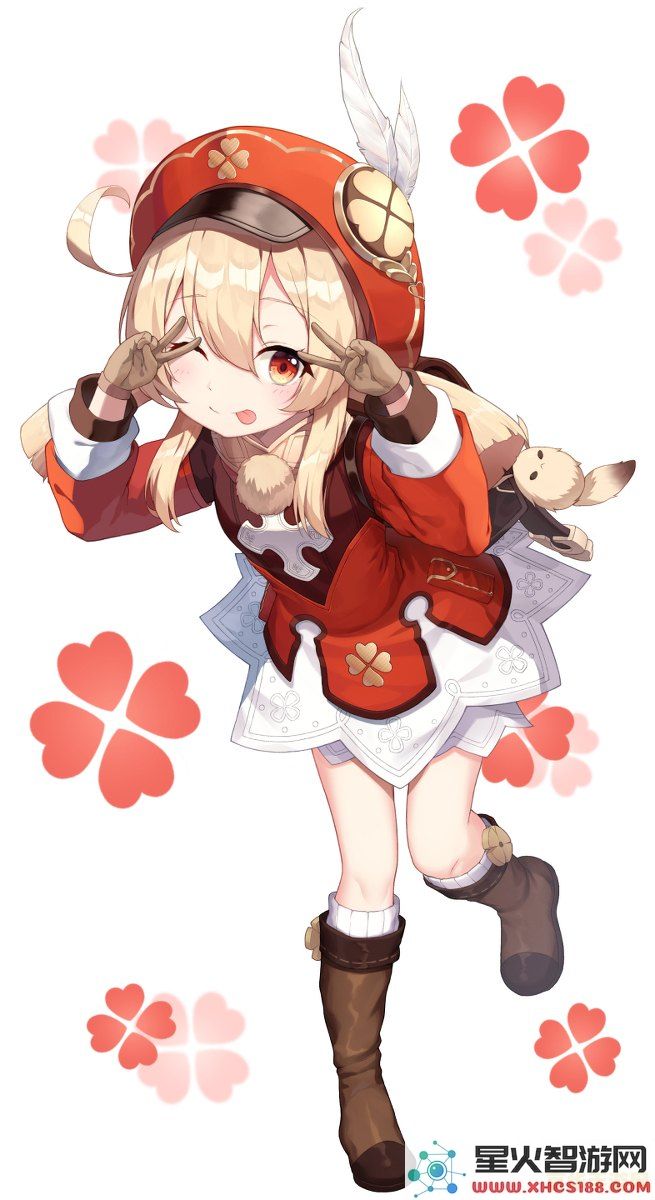 原神可莉去掉所有服装图片