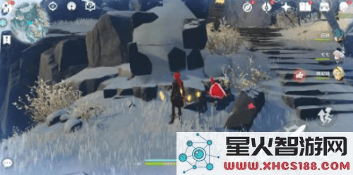 原神雪山1个冰柱4个火炬