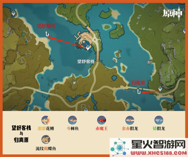 云原神钓鱼点攻略说明