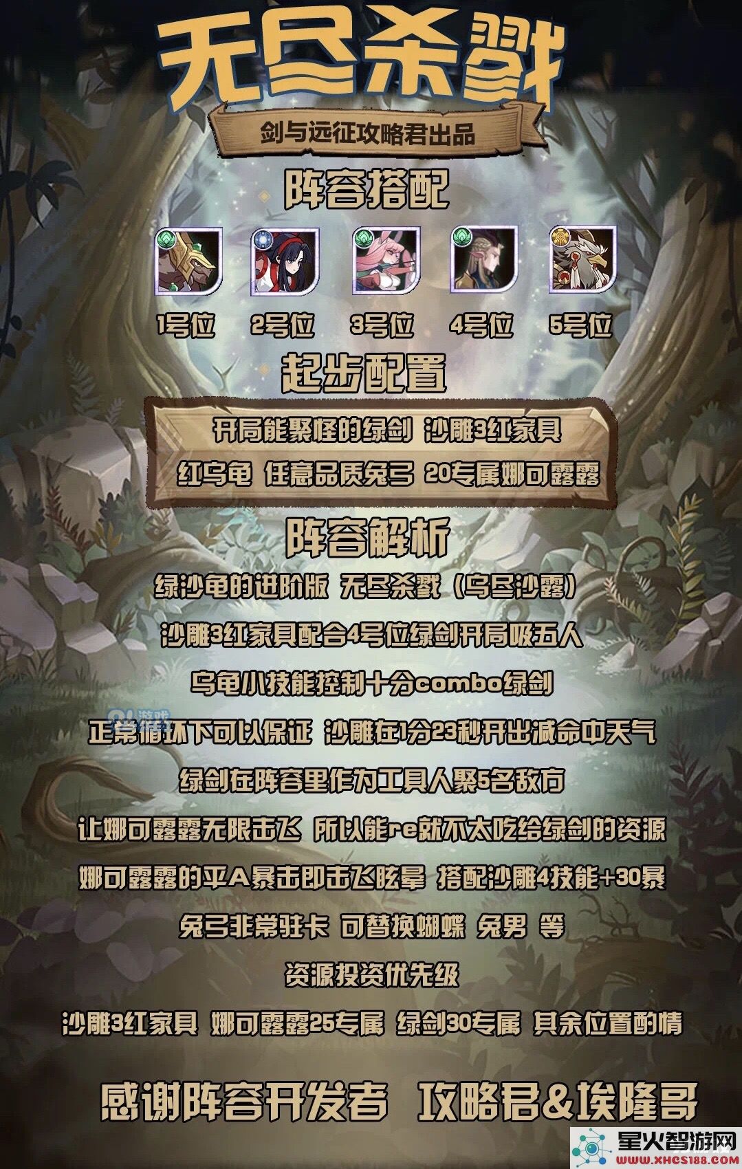 剑与远征绿沙龟阵容攻略 阵容搭配及玩法详解